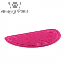 D-Shape Feeding Mat Pink