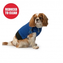 Blue Scarf Dog Jumper M