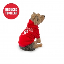 Red Uni Dog Hoodie XS