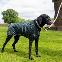 Heritage Green Quilted Coat XS