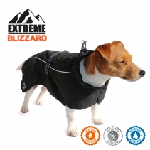 Extreme Blizzard Dog Coat Black 25cm XS