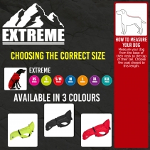 Extreme Blizzard Dog Coat Hi-Vis 25cm XS