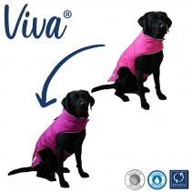 Viva Reversible Coat Pink/Purple 30cm Small