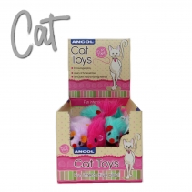 Furry Mice Cat Toy display box 24pcs