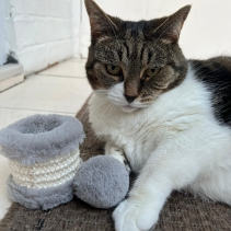 Pom Pom Drum Cat Scratcher