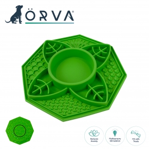 Orva Suction Cup Slow Feeder (Leaf Design)