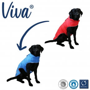 Viva Reversible Coat Red/Blue 30cm Small