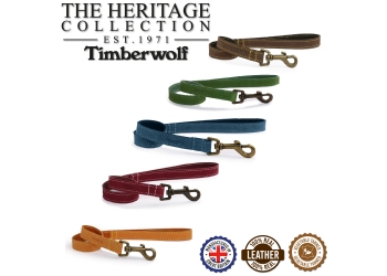 Timberwolf Leather Lead Raspberry 60cmx19mm