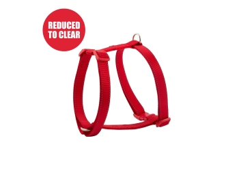 Nylon Dog Harness Red L 55-87cm