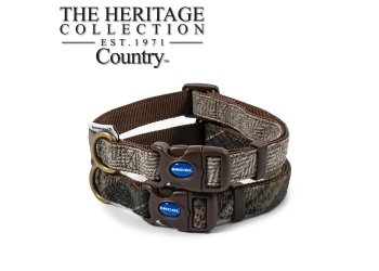 Country Check Adjustable Collar 30-50cm