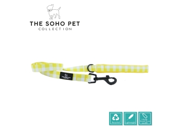 Soho Pet Collection Yellow Check Lead