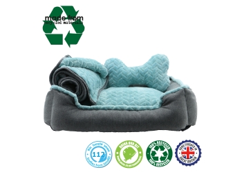 Made From Dog Bed Set 60x50xm Blue Teal