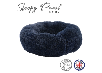 Super Plush Donut Bed 50cm Navy