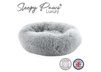 Super Plush Donut Bed 50cm Slate Grey