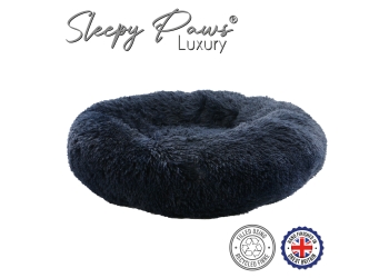 Super Plush Donut Bed 70cm Navy