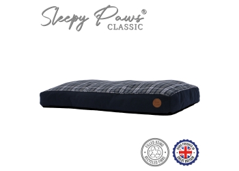 Blue And Grey Tartan Mattress 100 x 70 cm