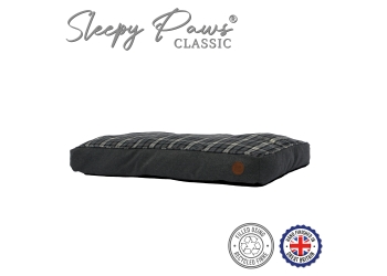 Black And Grey Tartan Mattress 100 x 70cm