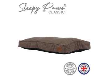 Brown Check Mattress 100 x 70cm