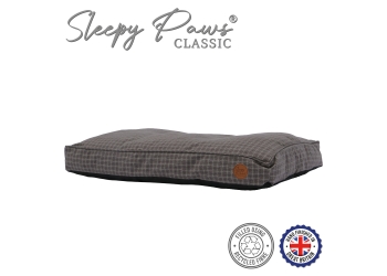 Grey Check Mattress 100 x 70cm