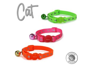 High Vis Cat Collar Green