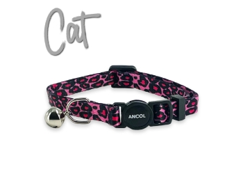 Leopard Print Cat Collar