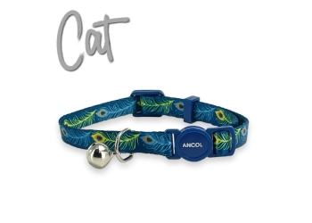 Peacock Cat Collar