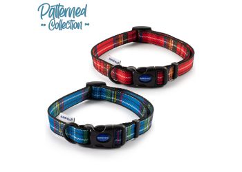 Tartan Collar Blue 30-50cm Size 2-5