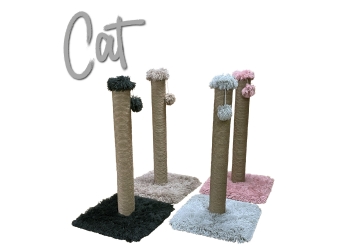 Long Plush Cat Scratcher XL