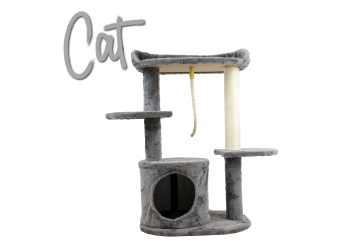 Grey Cat Tree