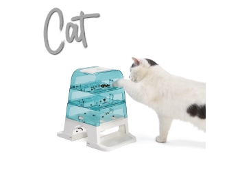 Cat Slow Feeder/Enrichment Tower