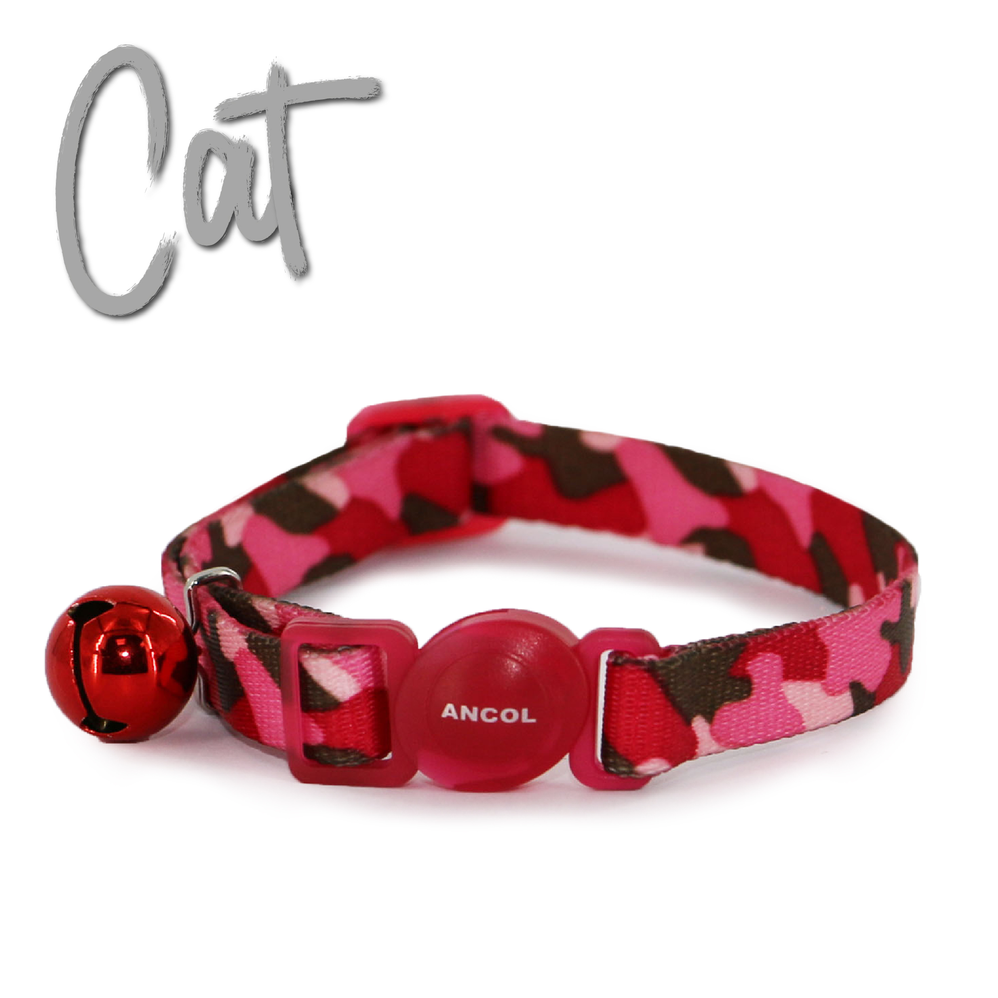 pink camo breakaway cat collar