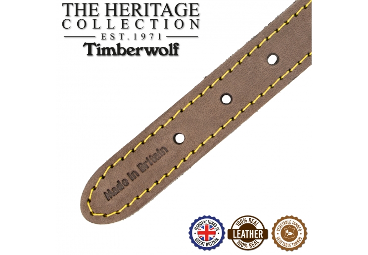 Timberwolf Leather Collar Sable 39-48cm Size 5