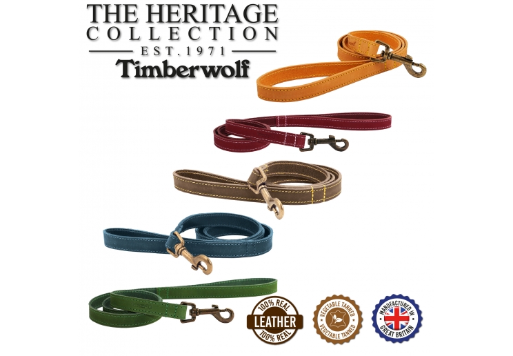 Timberwolf Leather Lead Sable 1mx19mm