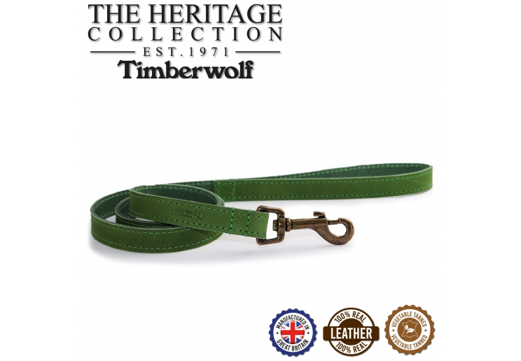 Timberwolf Leather Lead Green 1mx19mm