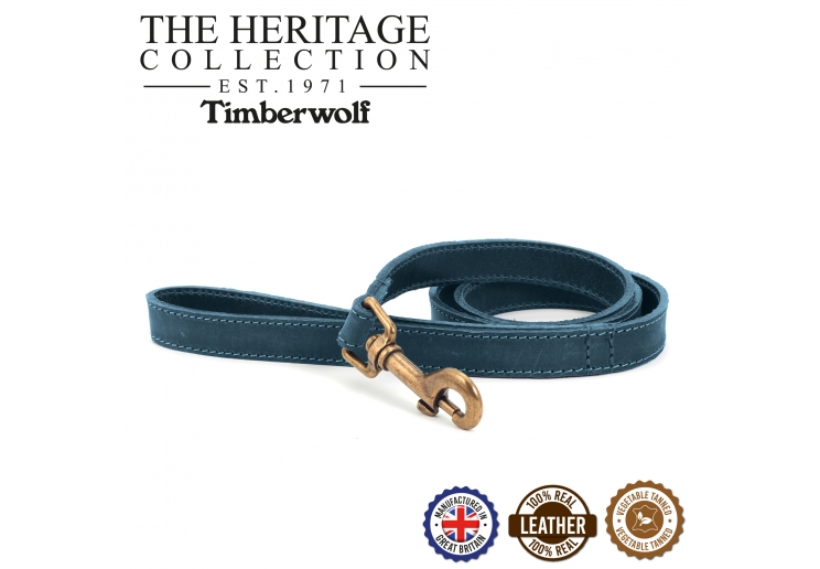 Timberwolf Leather Lead Blue 1mx19mm