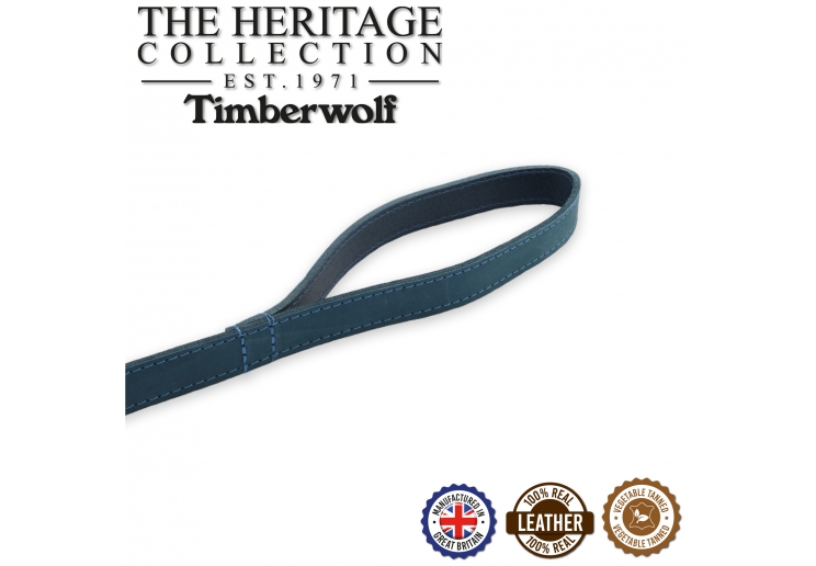 Timberwolf Leather Lead Blue 1mx19mm