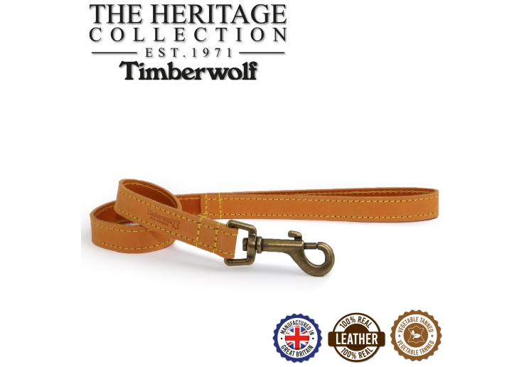 Timberwolf Leather Lead Mustard 60cmX19mm