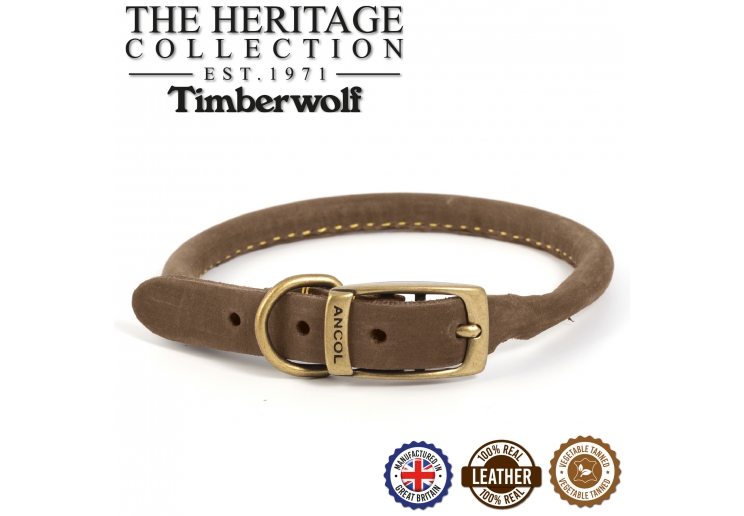 Timberwolf Rolled Collar Sable 28-36cm Size 3