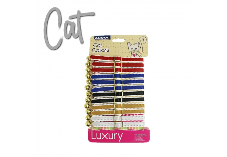 12 x Cat Collar Display Cards Luxury