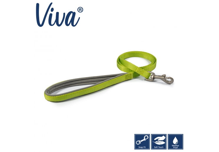 Viva Padded Lead Lime 1mx12mm