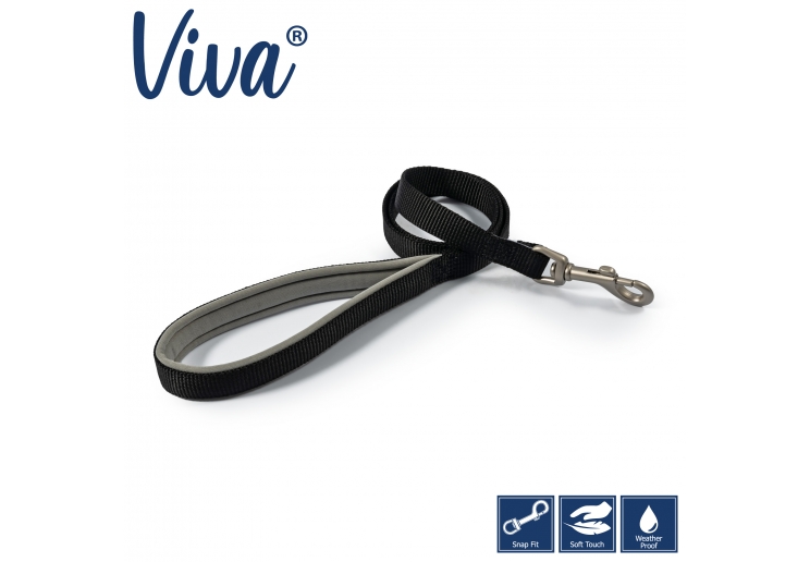 Viva Padded Lead Black 1mx19mm