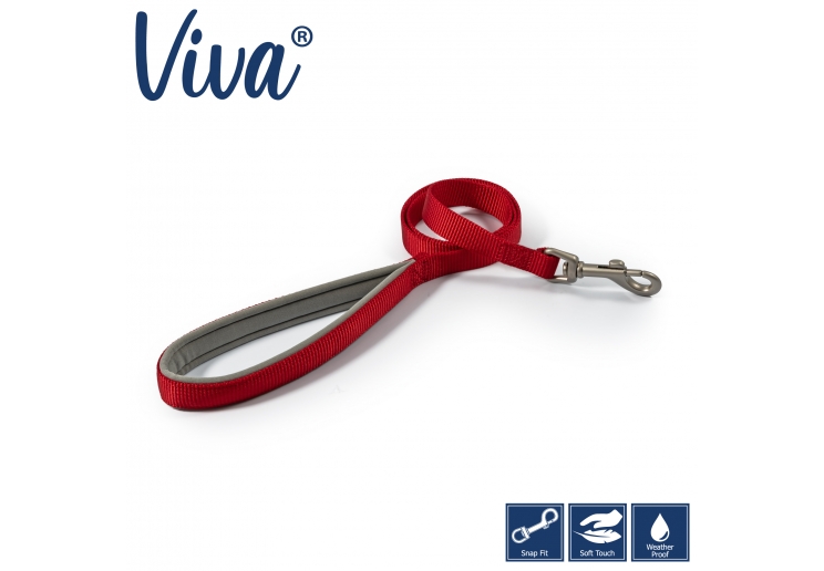 Viva Padded Lead Red 1mx19mm