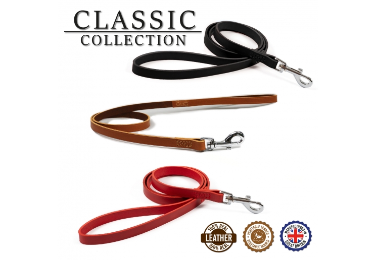 Classic Leather Lead Red 1mx12mm