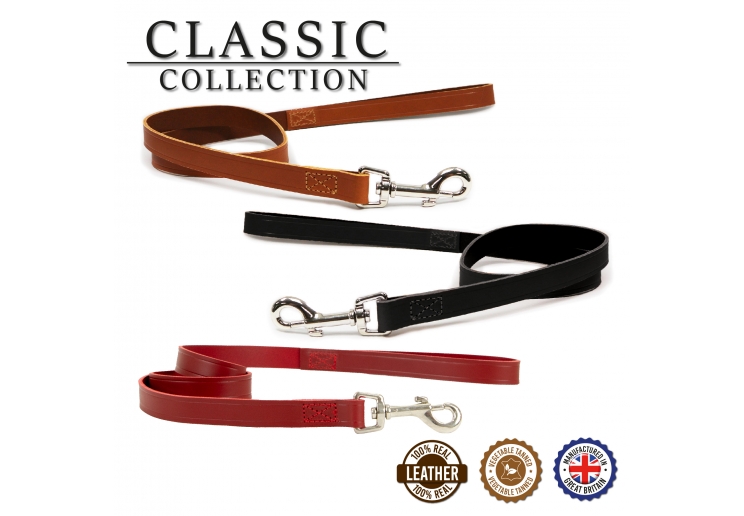 Classic Leather Lead Tan 1mx19mm