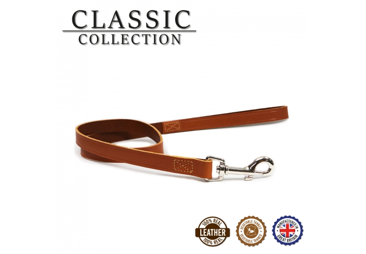 Classic Leather Lead Tan 1mx19mm