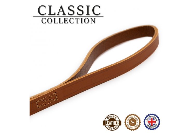 Classic Leather Lead Tan 1mx19mm