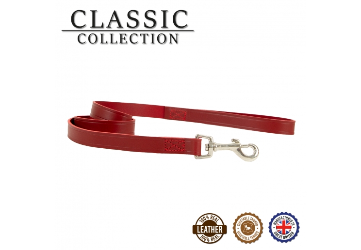 Classic Leather Lead Red 1mx19mm