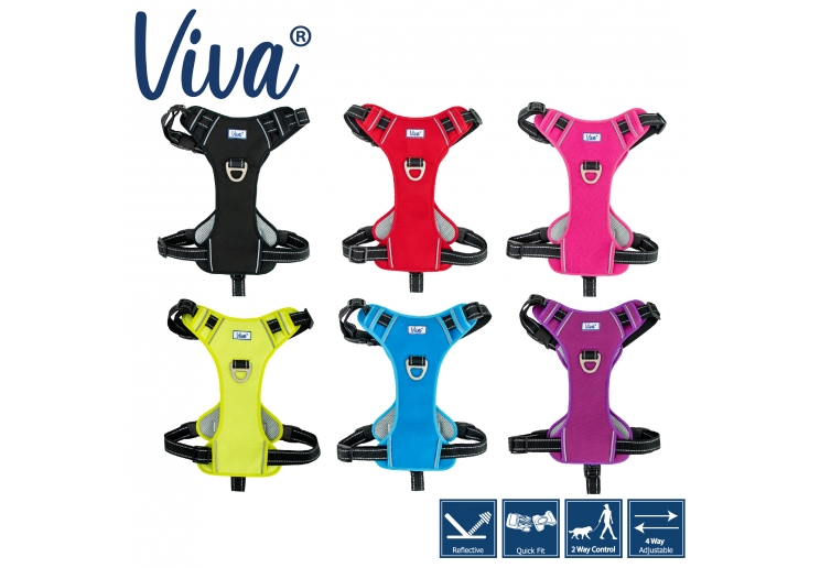 Viva  Exercise & Travel Harness Black S 35-45cm