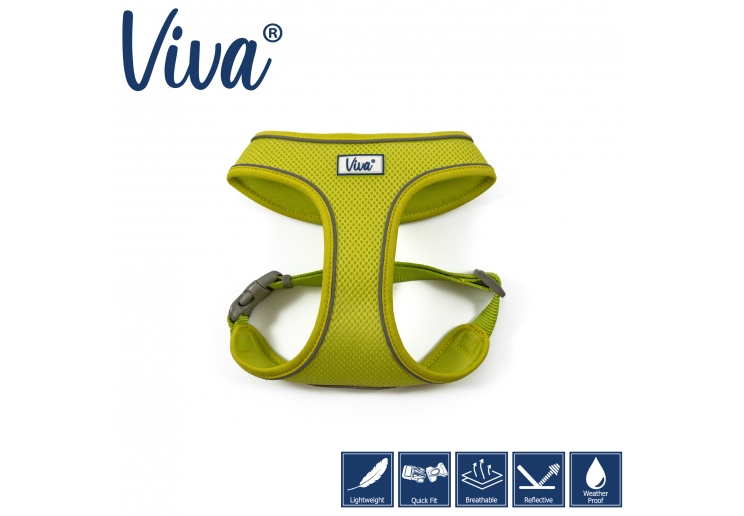 Viva Comfort Dog Harness Lime XS 28-40cm