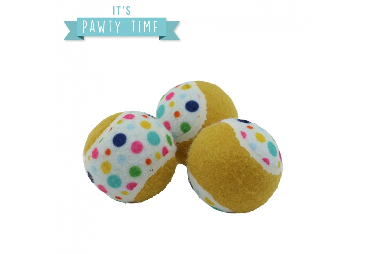 Pawty Tennis Balls (3pcs)